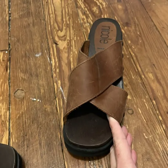 Nicole platform sandals women’s 7.5 vintage