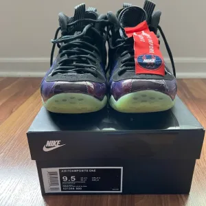Nike Air Foamposite One NRG Galaxy Athletic Shoes Sz 9.5 OFFERS WELCOME