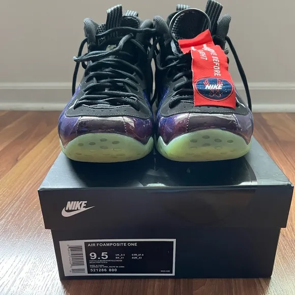 Nike Air Foamposite One NRG Galaxy Athletic Shoes Sz 9.5 OFFERS WELCOME