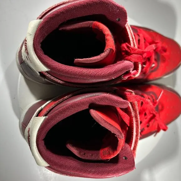 Nike Air Force 1 AF1 Mens Shoes Basketball Sneaker Size 14 Red Maroon Mid Custom