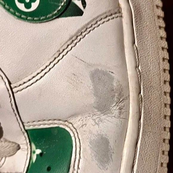 𝅺NIKE AIR FORCE 1 custom painted tennis Size 15