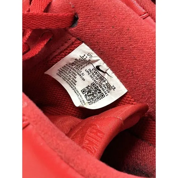 Nike Air Force 1 Low '07 LV8 “Triple Red” (CW6999-600) Men’s Size 11.5