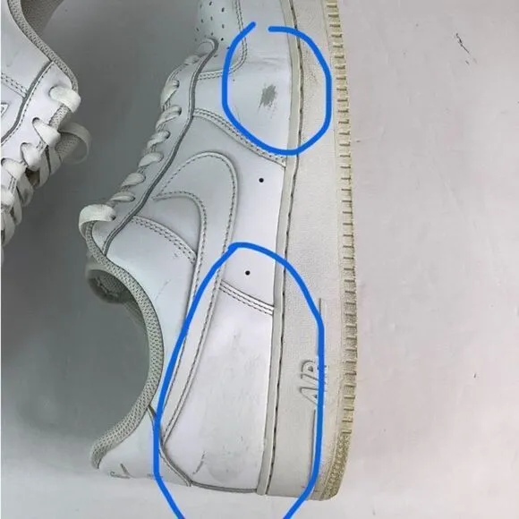 Nike Air Force 1 Low Top 07 Lace Tie White 315122-111 Men’s Sneakers Sho…