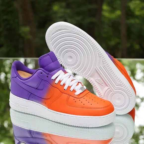 Nike Air Force 1 Orange Purple Custom