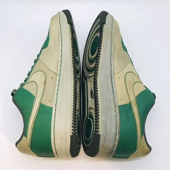 Nike Air Force 1 Supreme Green Sneakers Men's 13 Low Top RARE Shoes 316077-311
