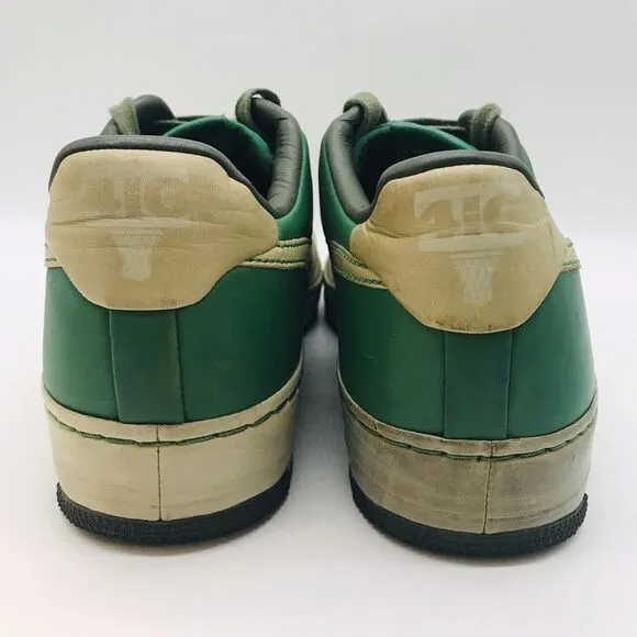 Nike Air Force 1 Supreme Green Sneakers Men's 13 Low Top RARE Shoes 316077-311