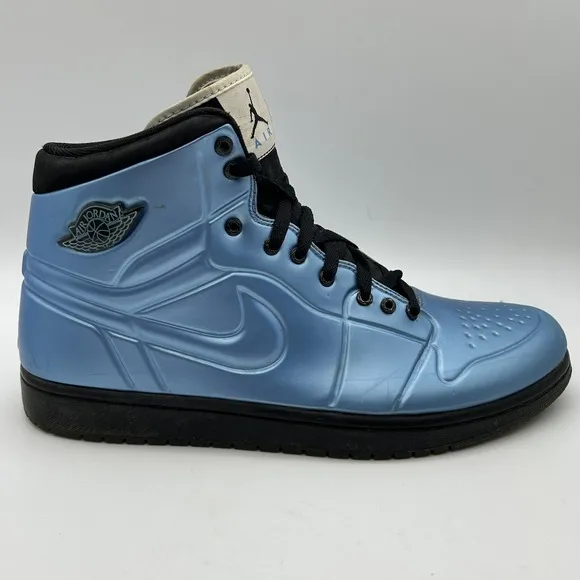 Nike Air Jordan 1 Anodized Shoes Mens Size 11 Blue Retro High Top 414823-401