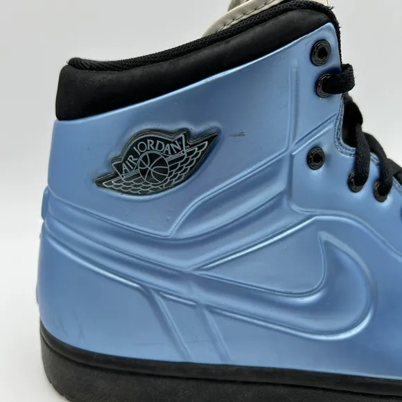 Nike Air Jordan 1 Anodized Shoes Mens Size 11 Blue Retro High Top 414823-401