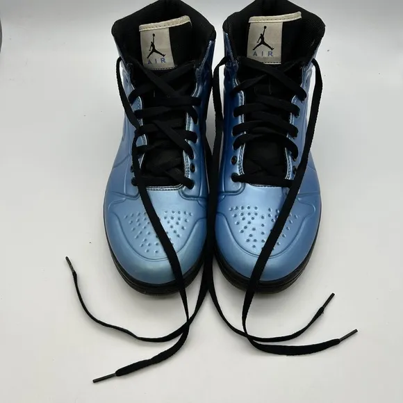 Nike Air Jordan 1 Anodized Shoes Mens Size 11 Blue Retro High Top 414823-401