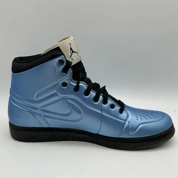 Nike Air Jordan 1 Anodized Shoes Mens Size 11 Blue Retro High Top 414823-401