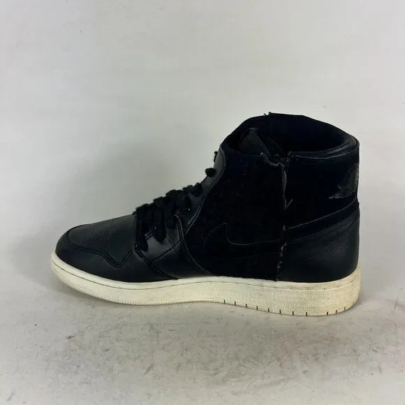 Nike Air Jordan 1 Rebel XX Sneakers Women's 8.5 Black High Top Athletic Shoes
