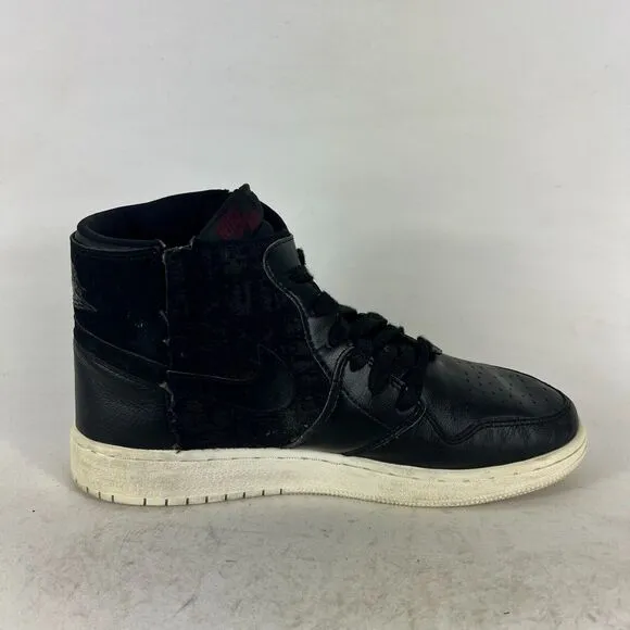 Nike Air Jordan 1 Rebel XX Sneakers Women's 8.5 Black High Top Athletic Shoes