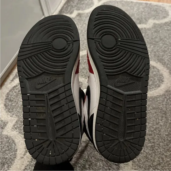 Nike Air Jordan 7s Red and Black Sneakers