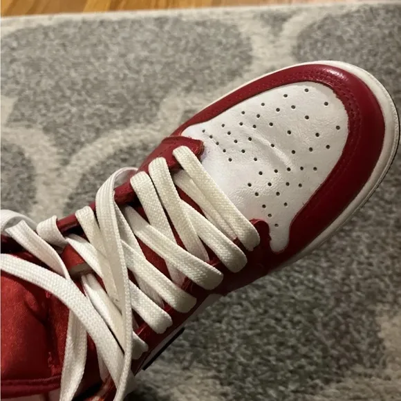 Nike Air Jordan 7s Red and Black Sneakers
