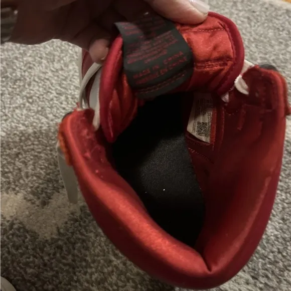 Nike Air Jordan 7s Red and Black Sneakers
