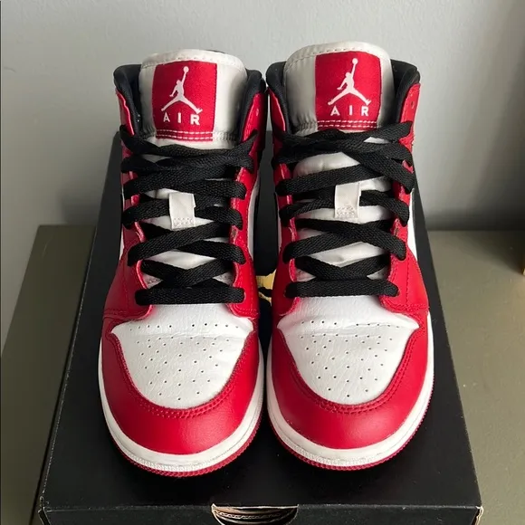Nike Air Jordan Kids Shoes - Red and White
