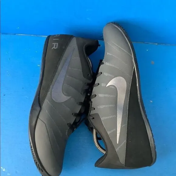 Nike Air Mavin 2 830368-003 Mens Low Top Basketball Shoes Black Gray Size 10.5