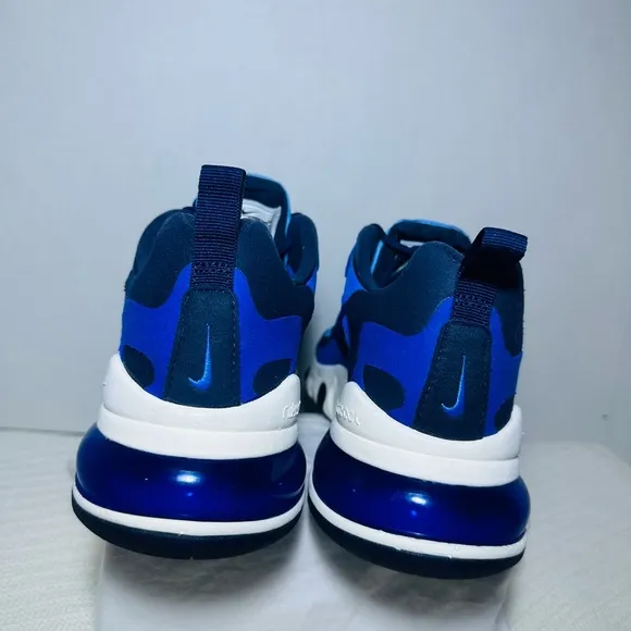 Nike Air max 270 React Triple Blue Athletic Shoes