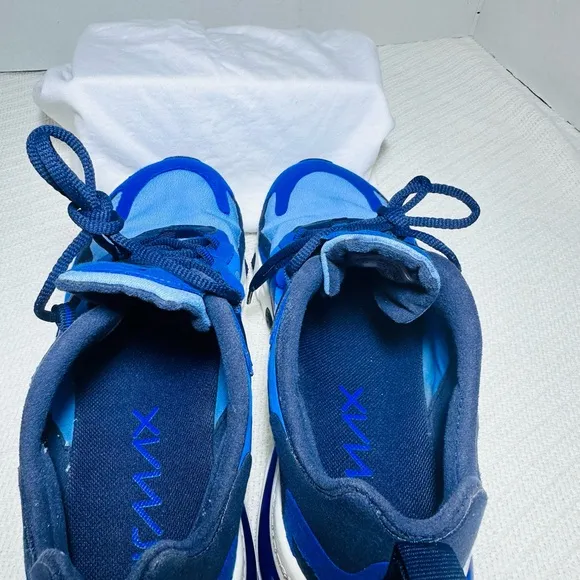 Nike Air max 270 React Triple Blue Athletic Shoes