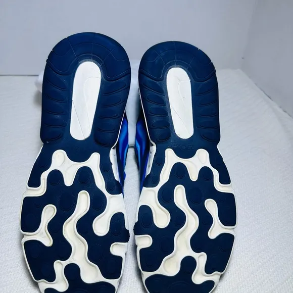 Nike Air max 270 React Triple Blue Athletic Shoes