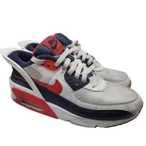 Nike Air Max 90 Flyease GS University Red Shoes Womens 8.5  Kids 7Y - CV0526-104
