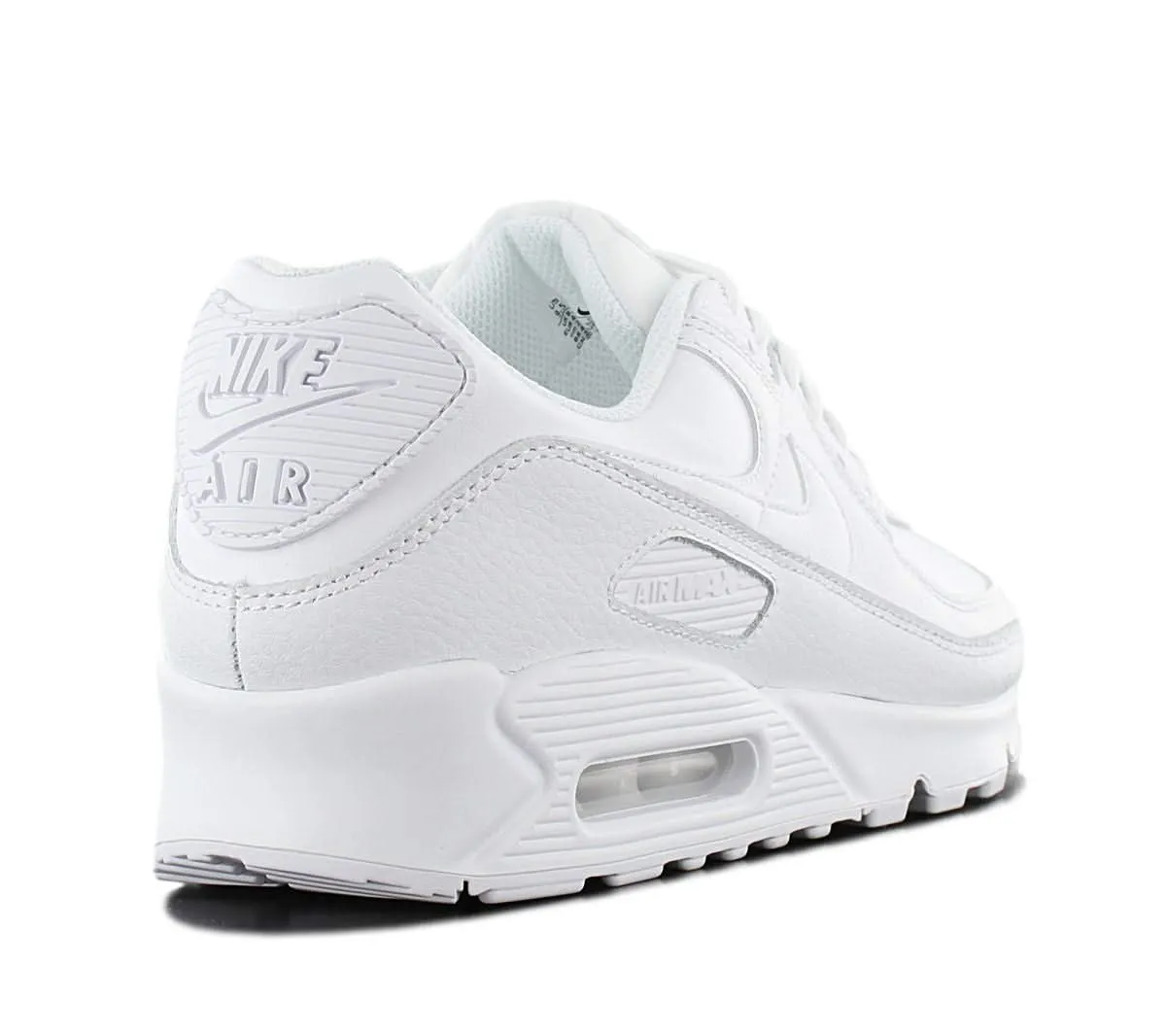Nike Air Max 90 Leather - Triple White - Herren Sneakers Schuhe Weiß CZ5594-100