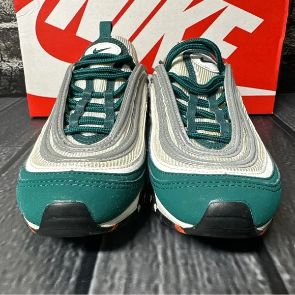 Nike Air Max 97 Miami hurricanes size 4Y grade school 921522 300