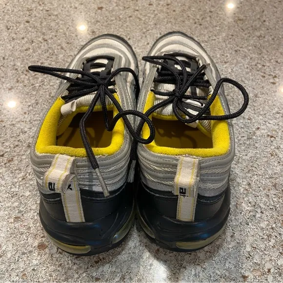 Nike Air Max 97 Steelers Black and Yellow Men's Size 12 Sneakers