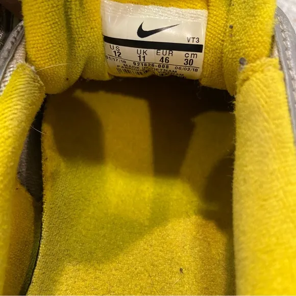 Nike Air Max 97 Steelers Black and Yellow Men's Size 12 Sneakers