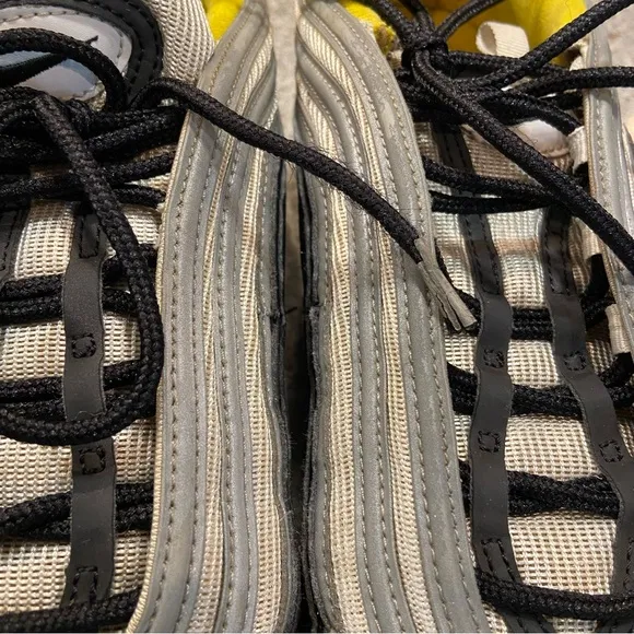 Nike Air Max 97 Steelers Black and Yellow Men's Size 12 Sneakers