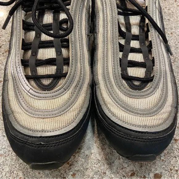 Nike Air Max 97 Steelers Black and Yellow Men's Size 12 Sneakers