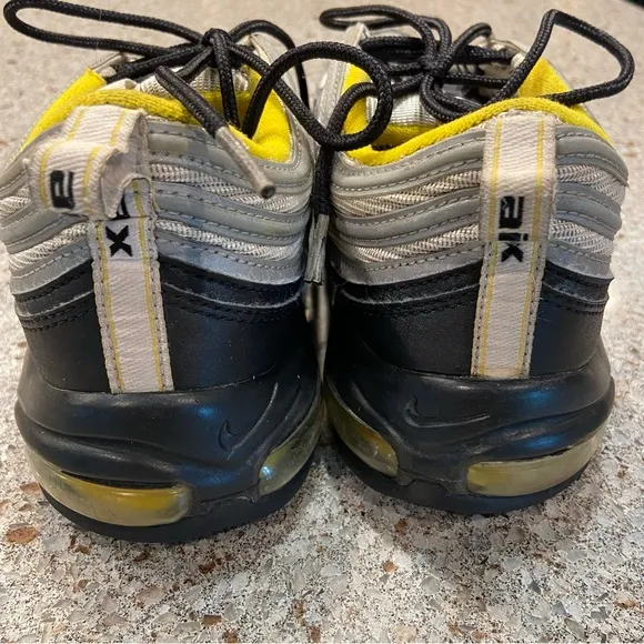 Nike Air Max 97 Steelers Black and Yellow Men's Size 12 Sneakers