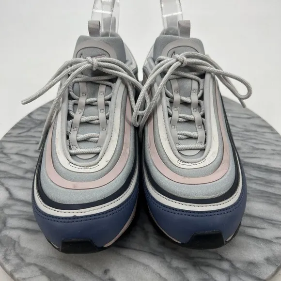 Nike Air Max 97 Ultra 17 Running Shoes Womens 8 Vast Grey Obsidian 917704-006