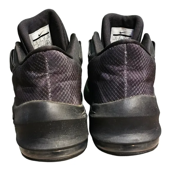 NIKE AIR MAX INFURIATE Men's 10 Mid Black Anthracite Camo Basketball Shoes