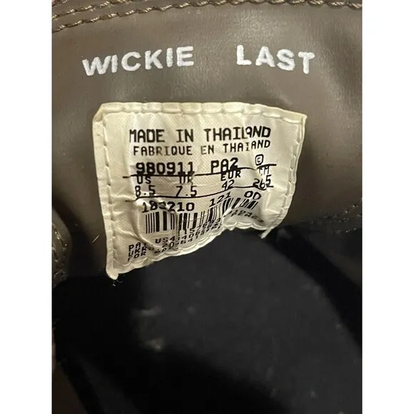 Nike Air Mens Golf Shoes White Brown 980911 Lace Up Low top 8.5 M