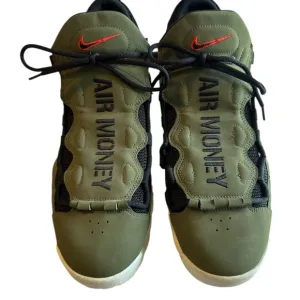 Nike Air Money Olive Black Athletic Shoes