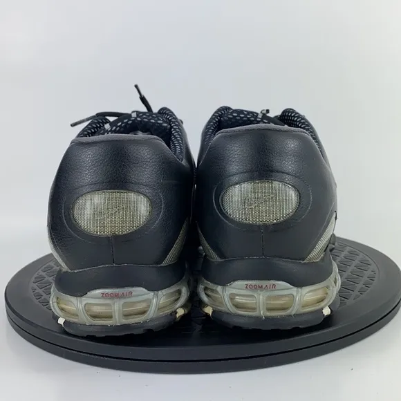 Nike Air Zoom Elite Black Leather Golf Shoes 317478-001 Men's Size 9.5