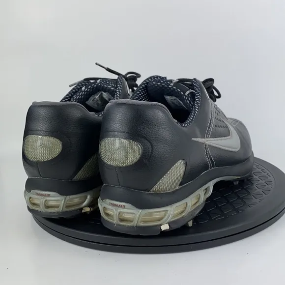 Nike Air Zoom Elite Black Leather Golf Shoes 317478-001 Men's Size 9.5