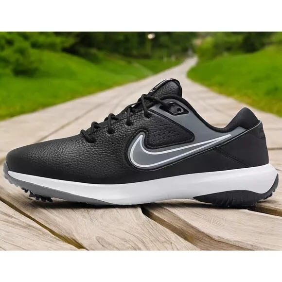 Nike Air Zoom Victory Pro Black Leather PGA Tiger Golf Shoes DV6800 Mens 10.5