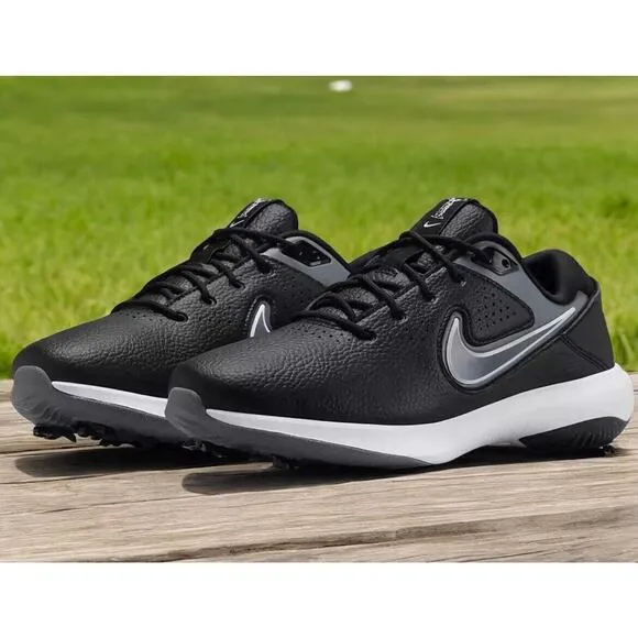 Nike Air Zoom Victory Pro Black Leather PGA Tiger Golf Shoes DV6800 Mens 10.5