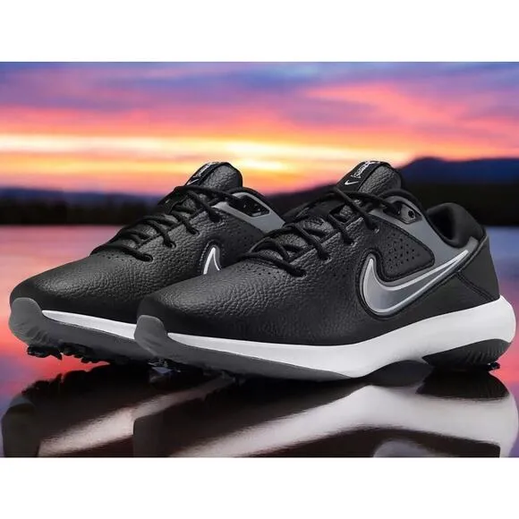 Nike Air Zoom Victory Pro Black Leather PGA Tiger Golf Shoes DV6800 Mens 10.5