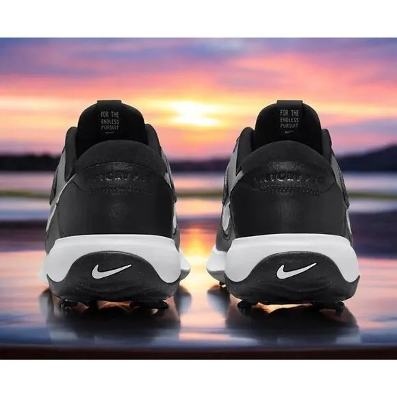 Nike Air Zoom Victory Pro Black Leather PGA Tiger Golf Shoes DV6800 Mens 10.5