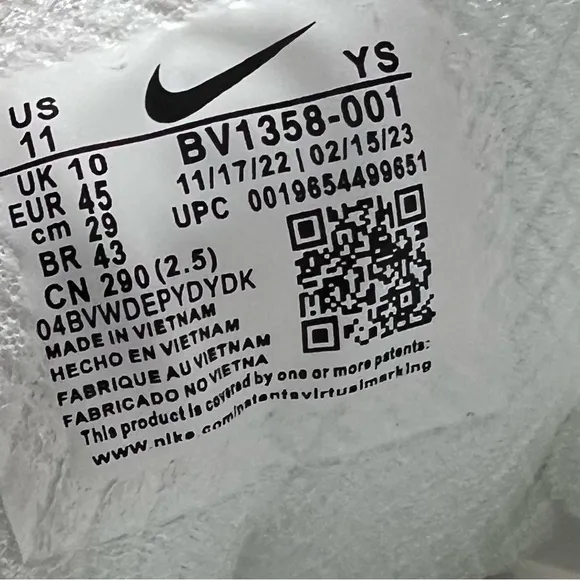 Nike Air Zoom Vomero 5 Shoes Mens BV1358-001 White 2019 Vast Grey Size 11