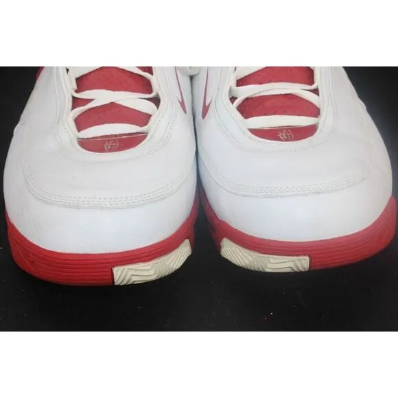 Nike Airmax Elite 314185-116 White Red Lace Up Strap Men’s Size 17