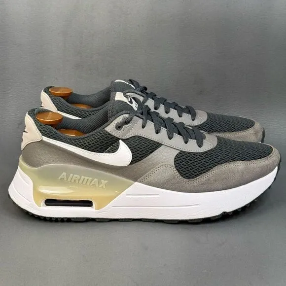 Nike Air Max SYSTM 'Dark Smoke Grey' athletic sneaker shoes men’s size 12