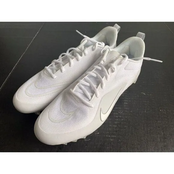 Nike Alpha Huarache 8 Pro Lacrosse Cleats CW4439-110 White Men’s Size 13