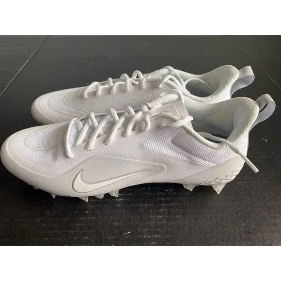 Nike Alpha Huarache 8 Pro Lacrosse Cleats CW4439-110 White Men’s Size 13