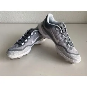 Nike Alpha Huarache Elite 4 Low White Wolf Grey DJ6521-012 Men’s Size 8 Cleats