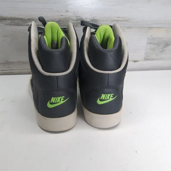 Nike Auto Flight Hi Grey Electric Green Sample Pair Size 8