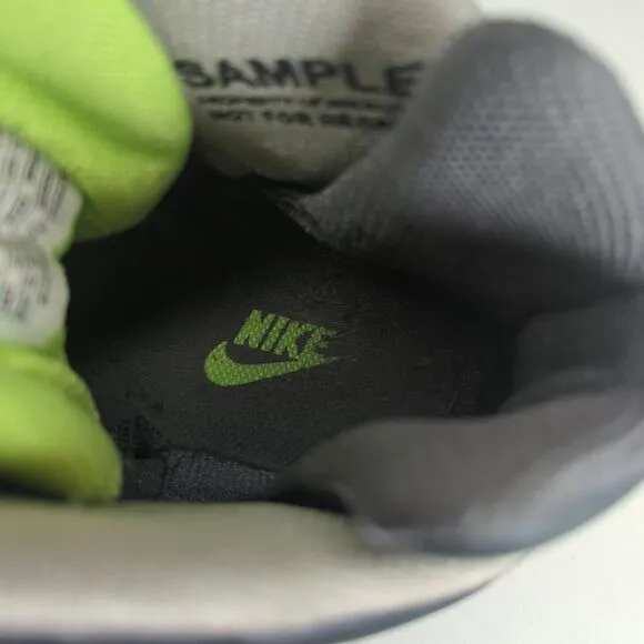 Nike Auto Flight Hi Grey Electric Green Sample Pair Size 8